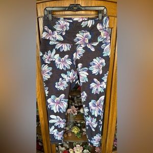 Zelos Curvy Floral Leggings Size 1X